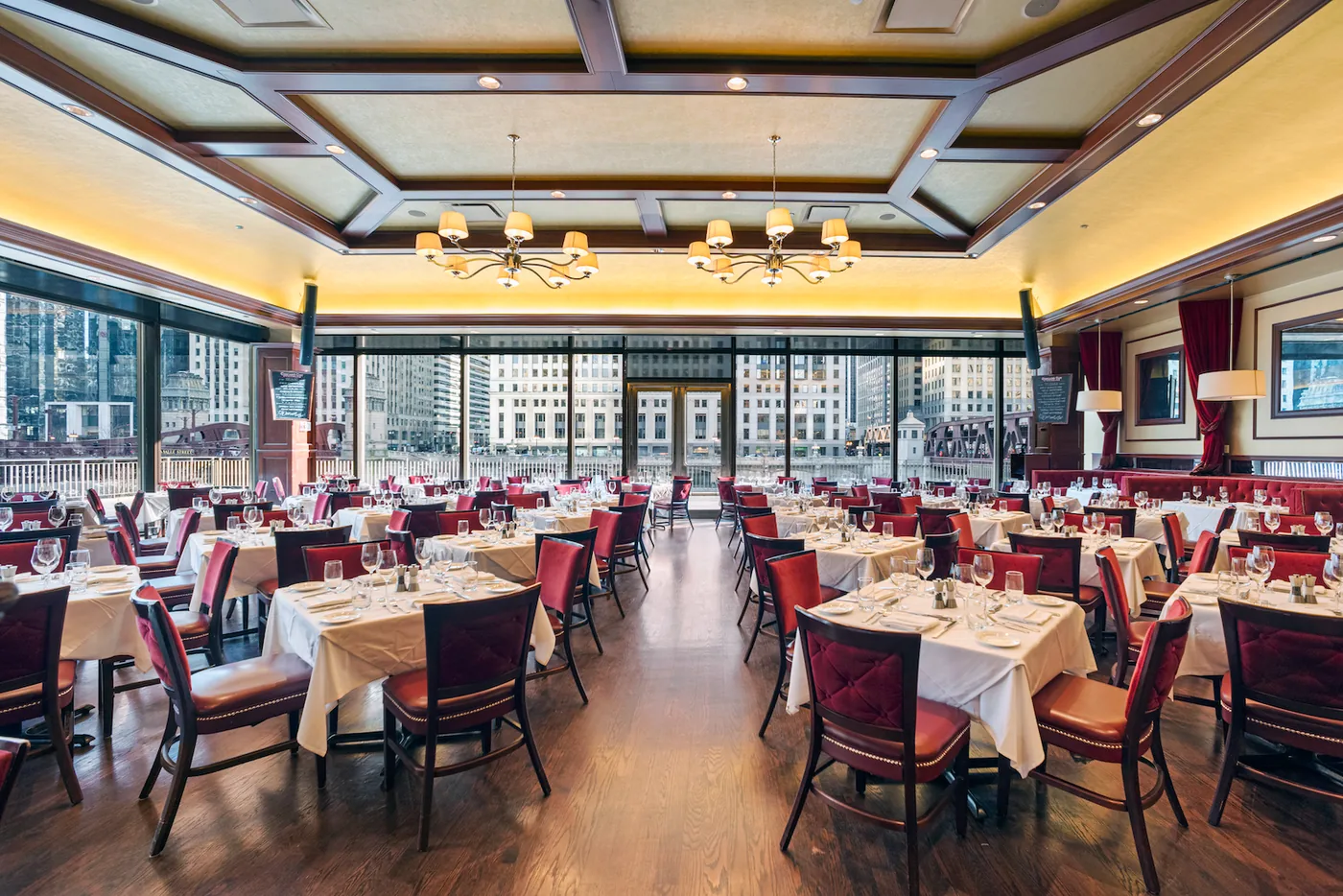 Chicago Cut Steakhouse - riverfront dining room