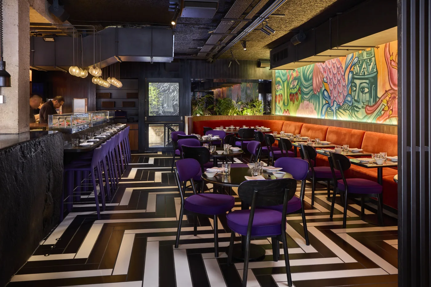 Chotto Matte Soho - sushi counter room