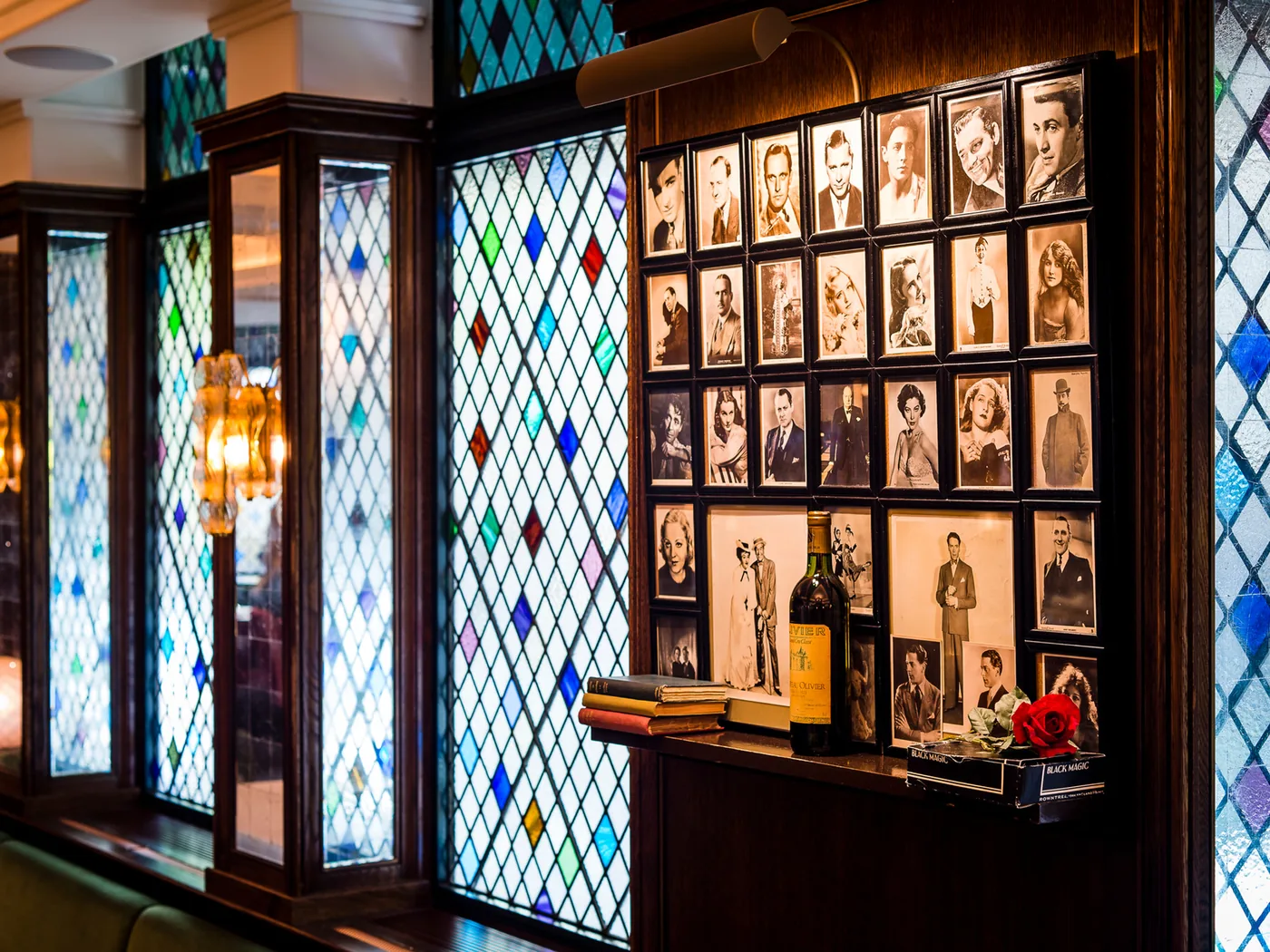 The Ivy - stained glass dining room